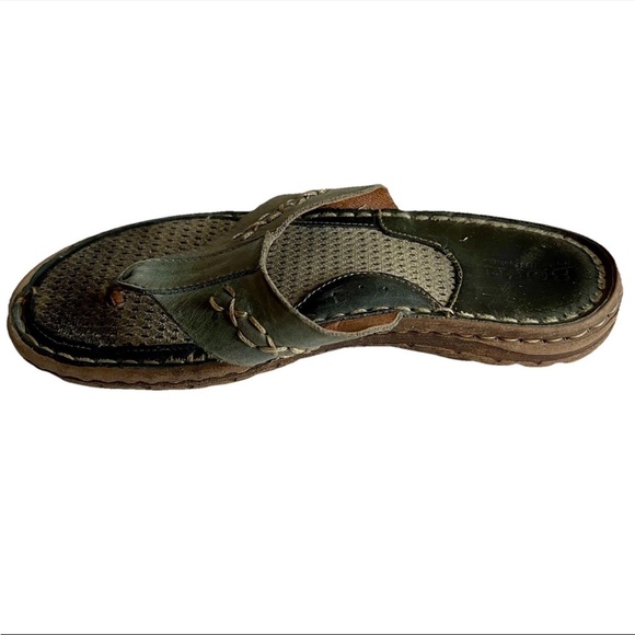B.O.C Born Suava Thong Flip Flop Sandals Women’s 7M Green / Brown Casual Comfort - Picture 5 of 11